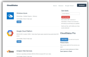 CloudStatus screenshot 1