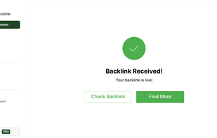 Receive or Exchange Backlinks