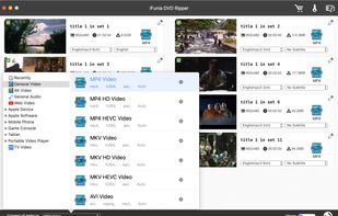convert DVD titles
