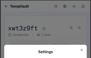 Password protection / 7-day validity