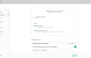 EasyAI - Convert PDF, PPT, and Word files into e-learning in minutes with AI.