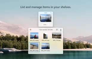 List and manage items in your shelves.