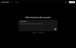 Parse & Pack screenshot 1
