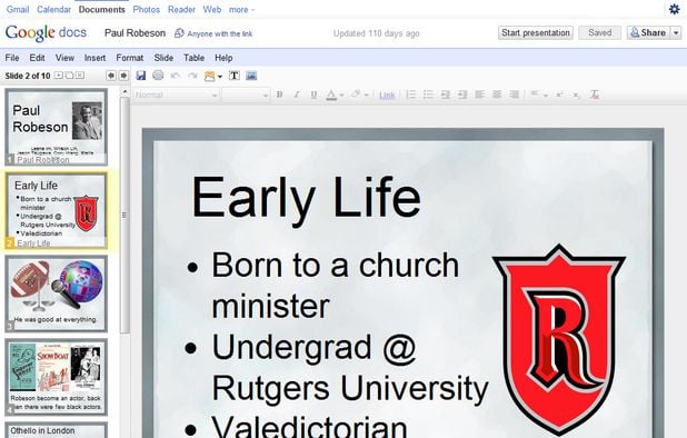 Google Slides screenshot 1
