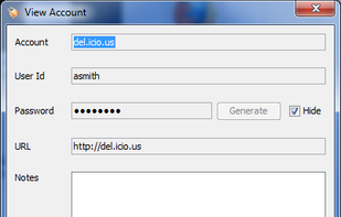 Windows - Account Details