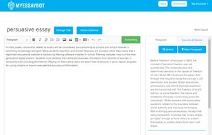 MyEssayBot screenshot 2