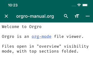Orgro screenshot 1