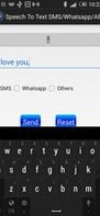 Speech To Text for SMS/Whatsapp screenshot 1