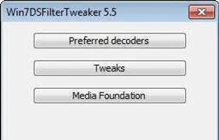 Win7DSFilterTweaker screenshot 3