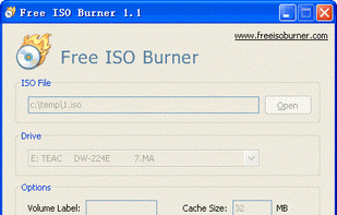 Free ISO Burner screenshot 1