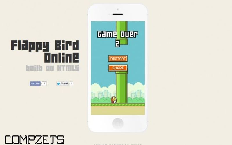 Play Flappy Bird Online(Original) game free online