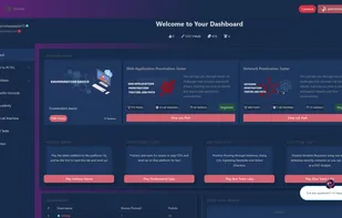 Parrot CTFs Main Dashboard