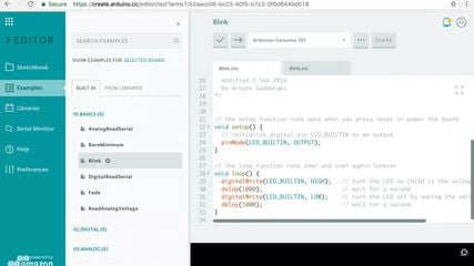 Arduino IDE screenshot 1