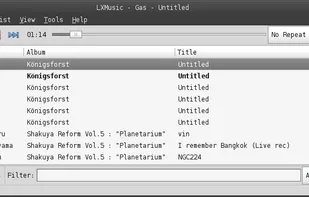 LXMusic screenshot 1