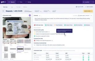 A detailed view of verification results.