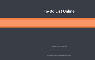 Online To Do List screenshot 1