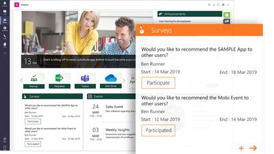 Survey Webpart