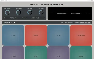 AudioKit Drum Pad Playground screenshot 1