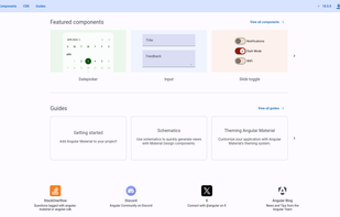 Angular Material screenshot 1