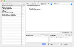 Sample application (storing sensitive information)