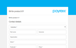 Payrexx screenshot 1