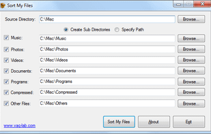 Sort My Files screenshot 1