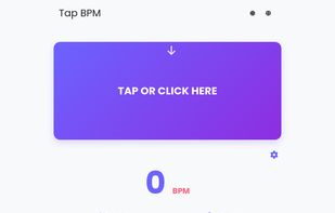 Tap BPM Calculator screenshot 1