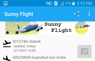 Sunny Flight screenshot 1