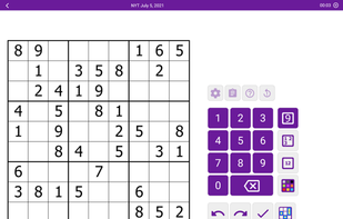 SudokuPad main screen