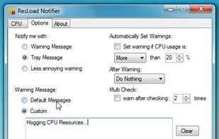 ResLoad Notifier screenshot 1