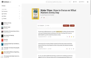 Organize, tag, edit, and favorite highlights and notes.