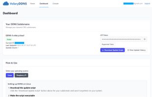 VolaryDDNS screenshot 1