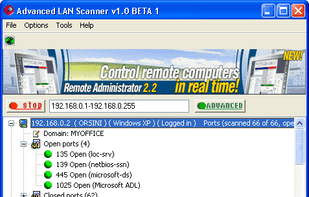 Advanced LAN Scanner screenshot 1