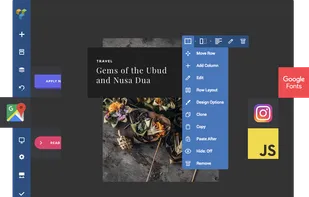 An intuitive interface makes it easy for anyone to create a good looking content from the start.