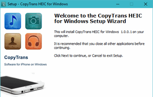 CopyTrans HEIC for Windows screenshot 1