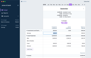 Actual Budget screenshot 1