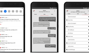 WIN-911 Mobile App Screens