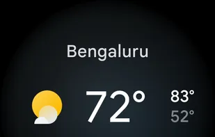 Google Weather screenshot 1