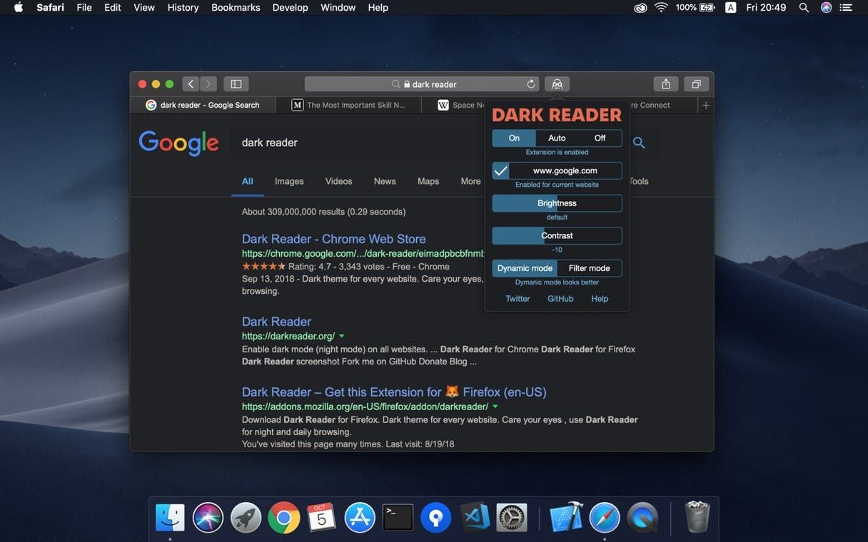 Дарк ридер 2 много денег. Safari темная тема. Dark Reader. Firefox Custom CSS.