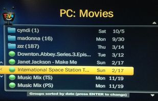 pyTivo screenshot 1