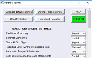 ConfigureDefender screenshot 1