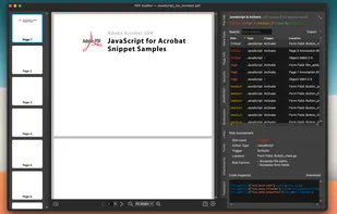 Javascript & Actions in PDF