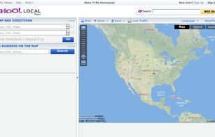 Yahoo! Maps screenshot 1