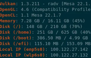 Fastfetch screenshot 2