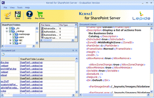 Kernel for SharePoint Server screenshot 1