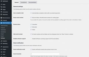 Plugin Settings