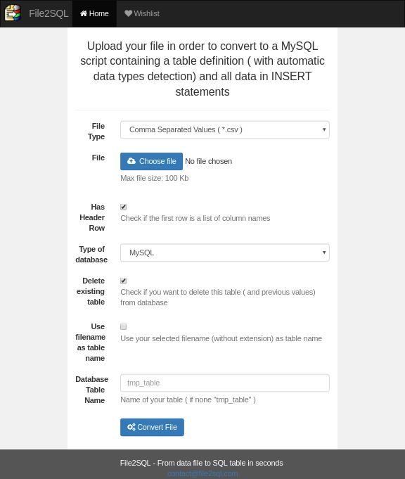 File2sql alternatives and similar sites apps alternativeto