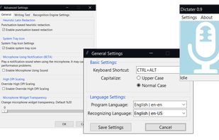 Dictater Speech Recognition screenshot 1