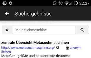 MetaGer screenshot 2