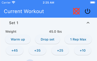 Gym Log Track screenshot 2